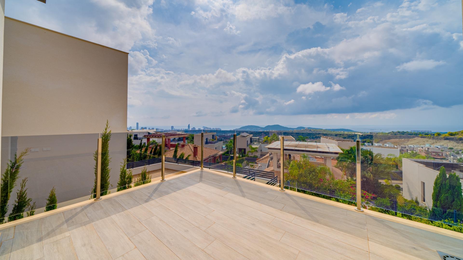 16-40-2 Modern Villa with sea views from all rooms in Balcón de Finestrat