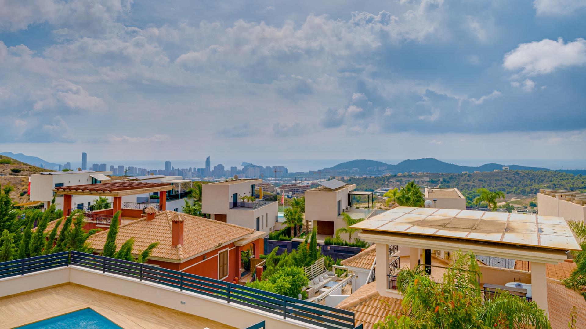 16-45-1 Modern Villa with sea views from all rooms in Balcón de Finestrat