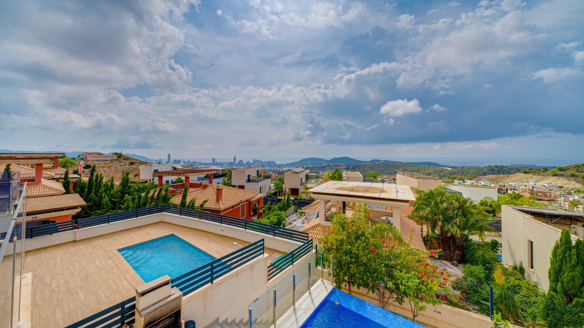 16-47-1 Modern Villa with sea views from all rooms in Balcón de Finestrat
