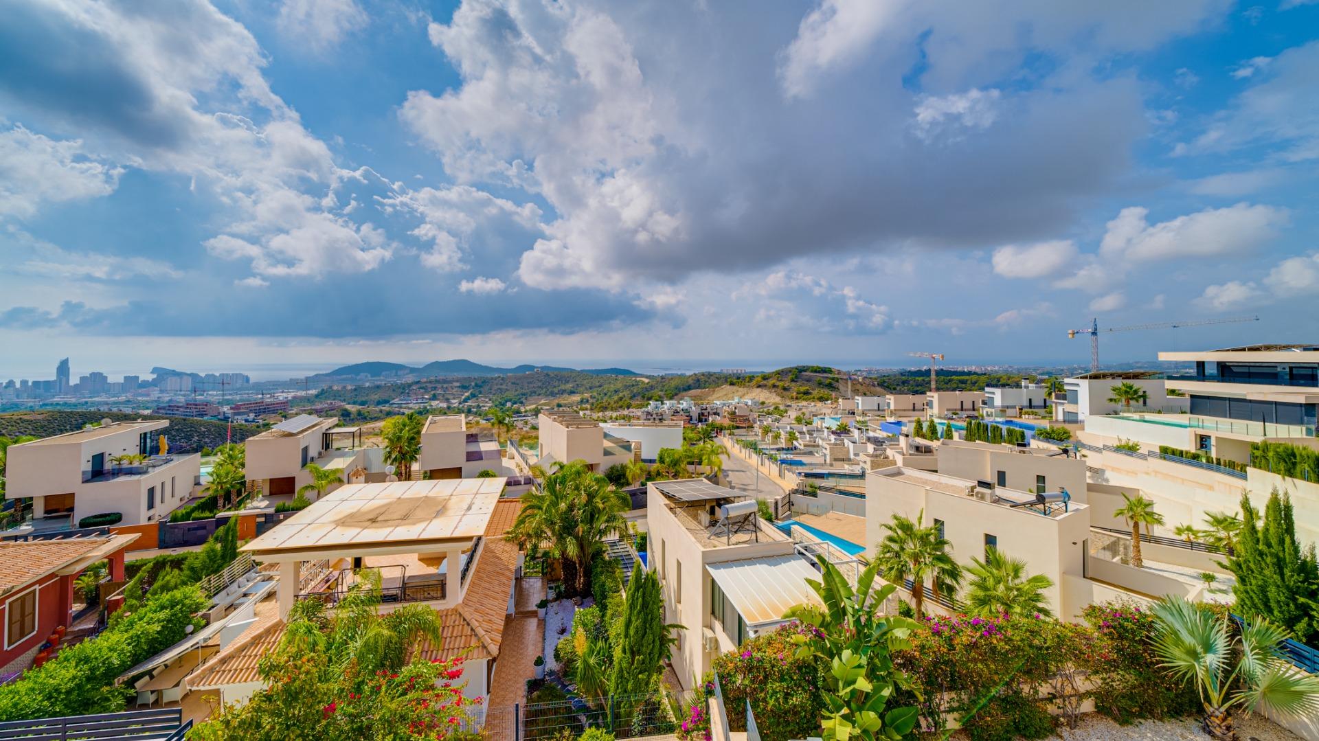 16-59-1 Modern Villa with sea views from all rooms in Balcón de Finestrat