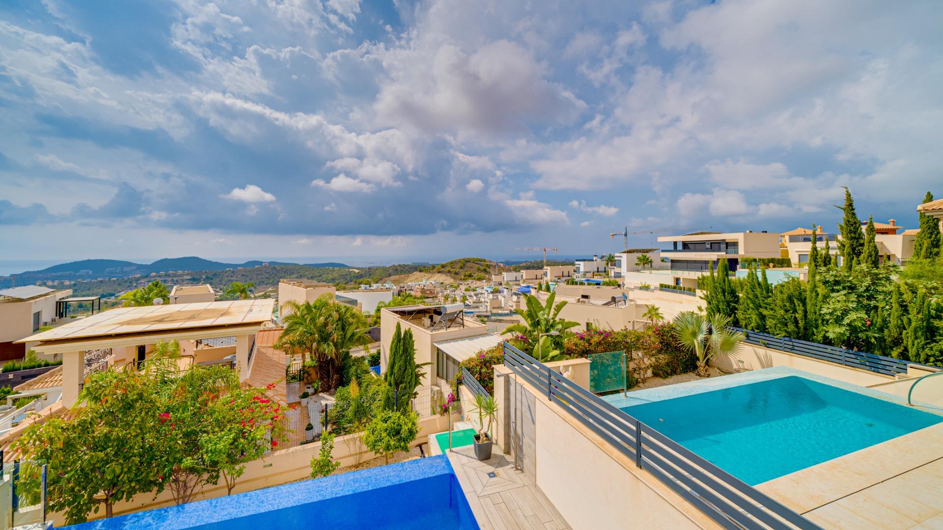 16-9-2 Modern Villa with sea views from all rooms in Balcón de Finestrat