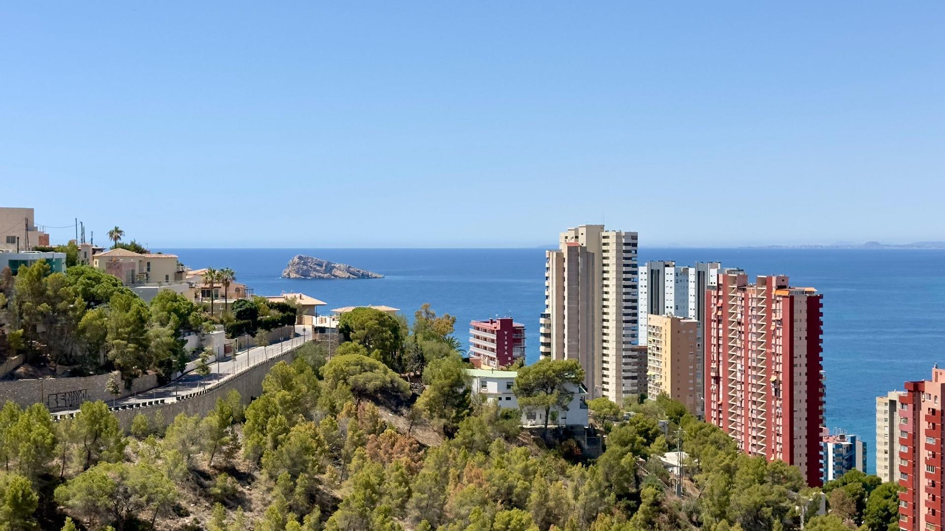 Apartamento con vistas al mar con Licencia Turística en Benidorm