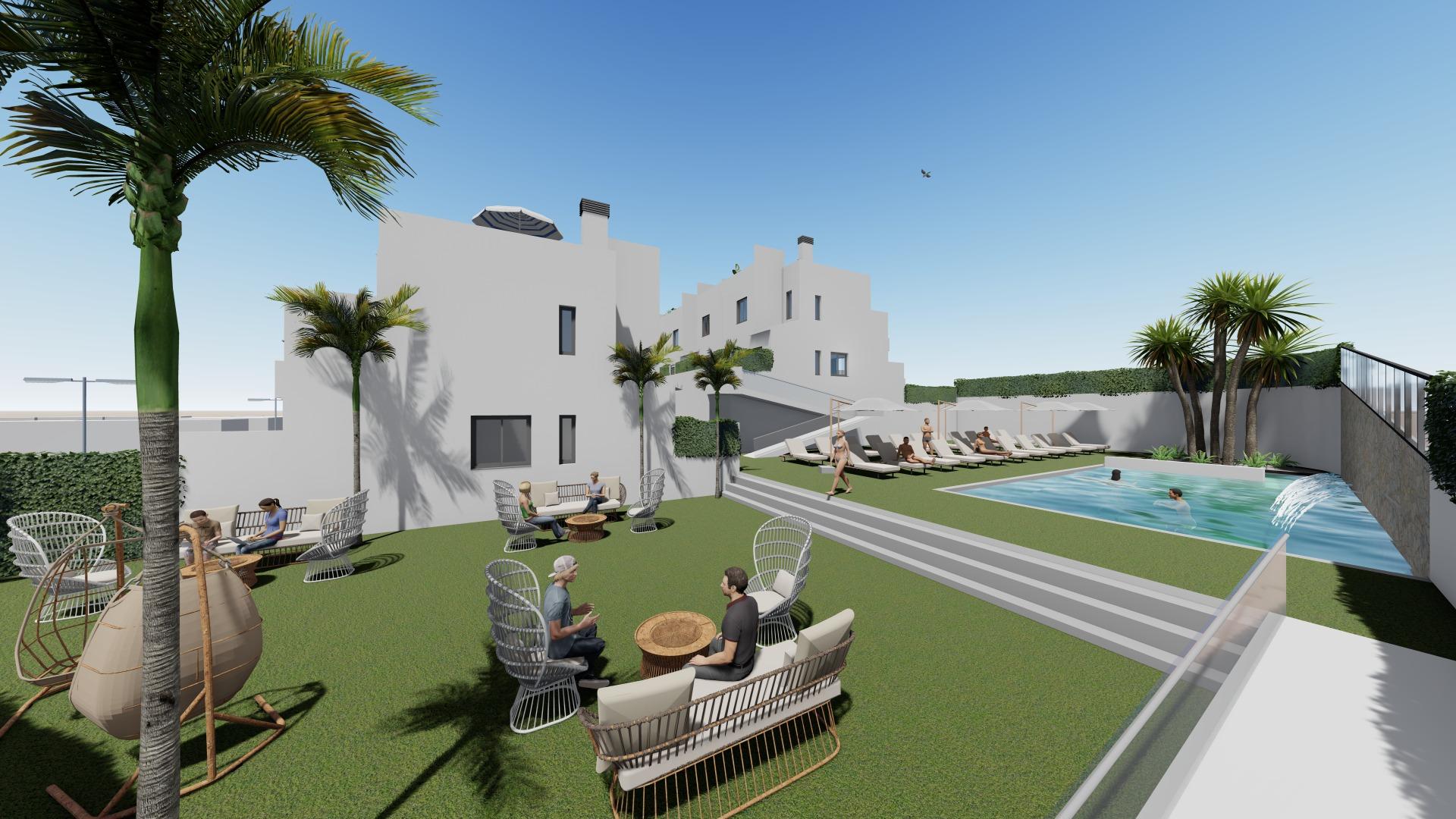 OBRA NUEVA! ADOSADOS EN COX. SOLARIUM 33 M2. TERRAZA 36 M2.GARAJE+TRASTERO. PISCINA