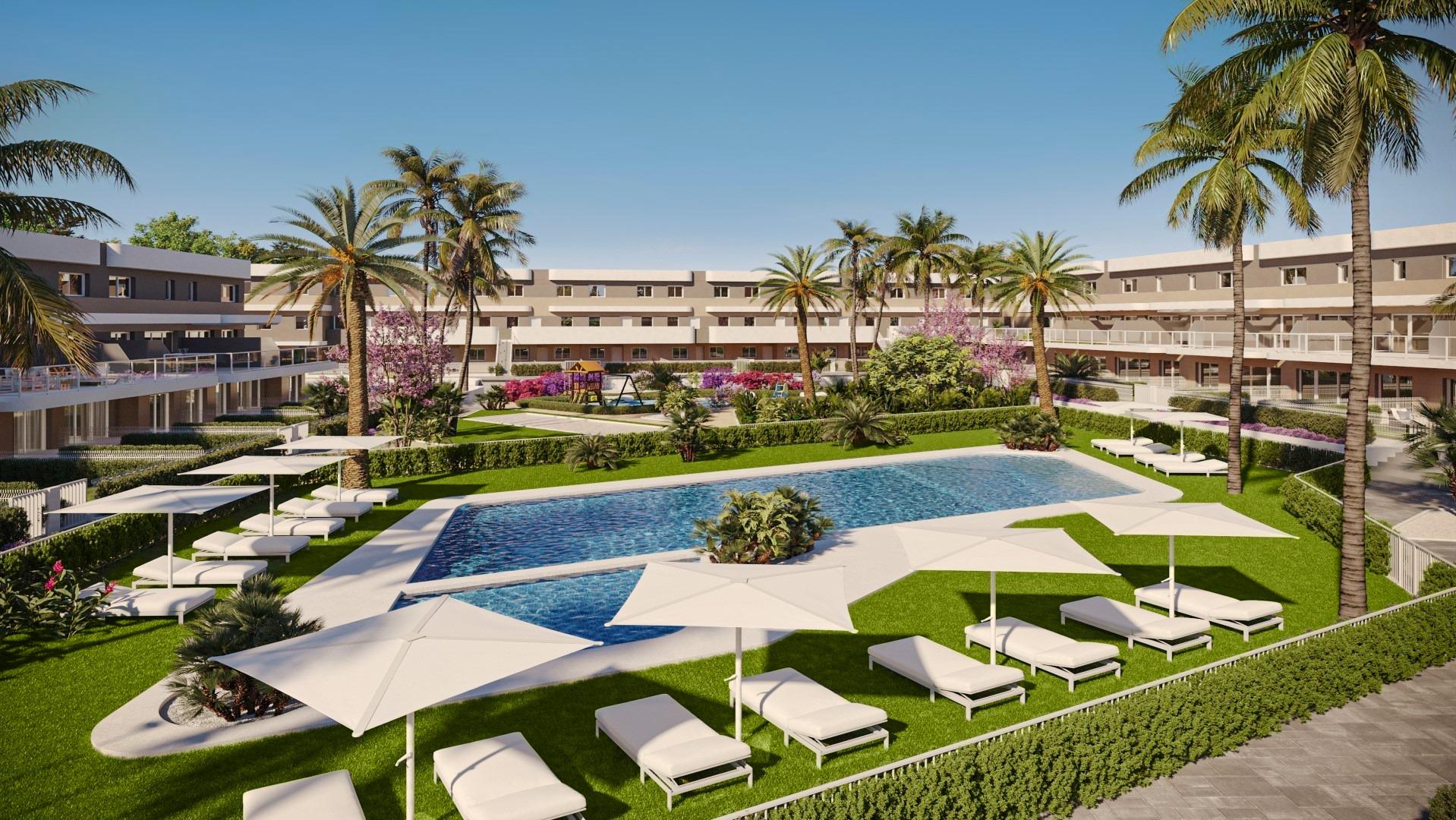 Nieuwe appartementen met garage en berging in Alenda Golf