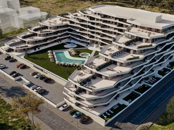 OBRA NUEVA EN SAN MIGUEL DE SALINAS. 2 DORM. 2 BAÑOS. 95 M2 SUPERFICIE. GRAN TERRAZA 31 M2. PARKING INCLUIDO. PISCINA COMUNITARIA.