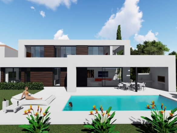 Villa de diseño contemporáneo en zona Canuta Baja de Calpe
