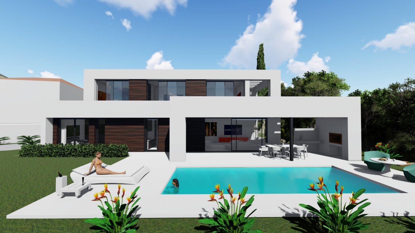 Villa de diseño contemporáneo en zona Canuta Baja de Calpe