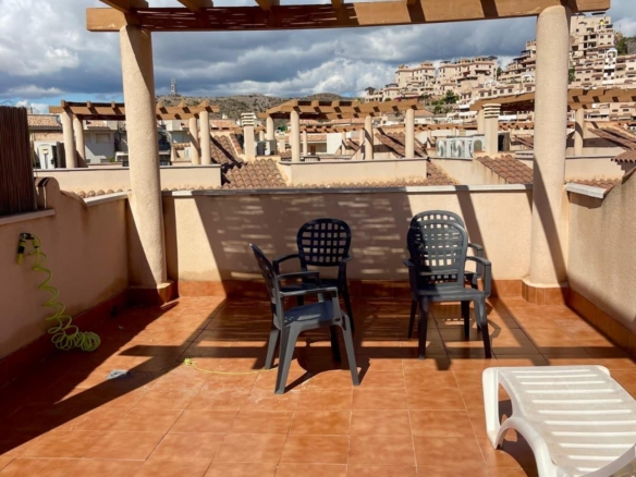 Your New Penthouse in Águilas Awaits You! 🏖️🌅 2 beds 1 bath pool and garage with sea and mountain