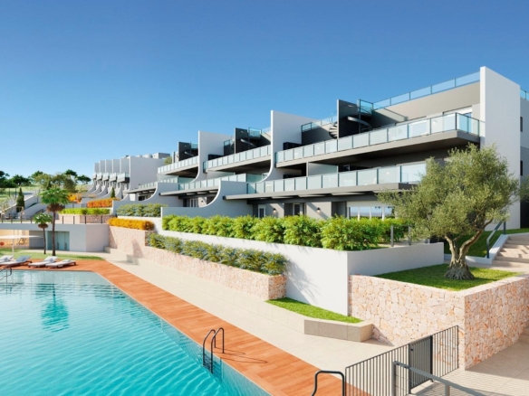New apartments and townhouses with sea views