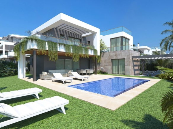 Apartments, bungalows, semi-detached and detached villas with wonderful communal areas in Torrevieja