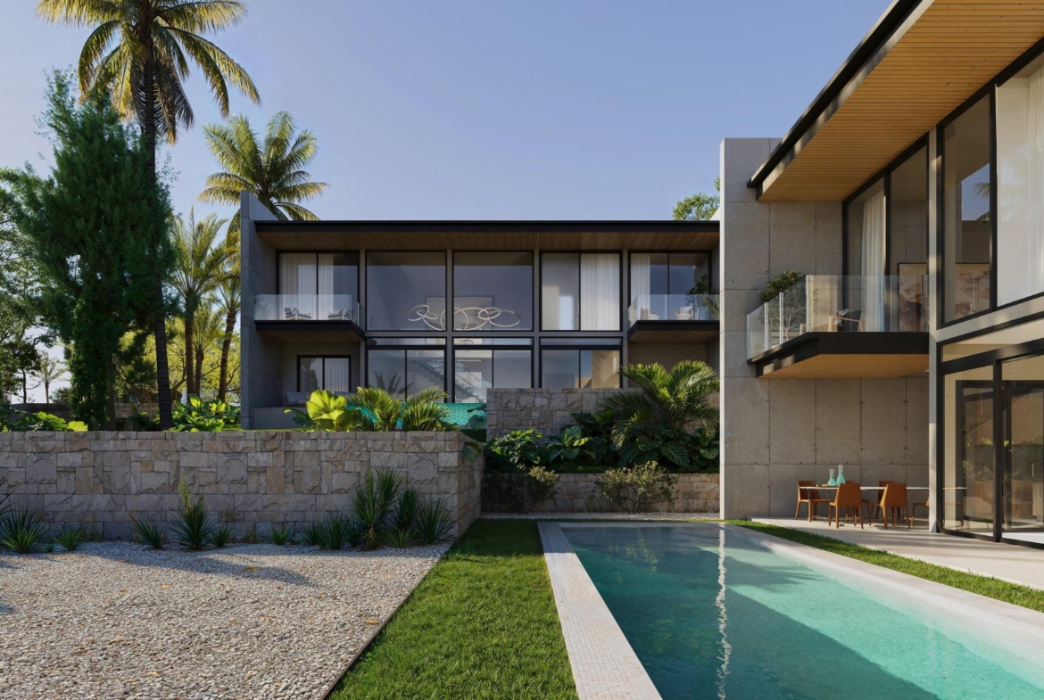 Detached villas with private pool in La Merced