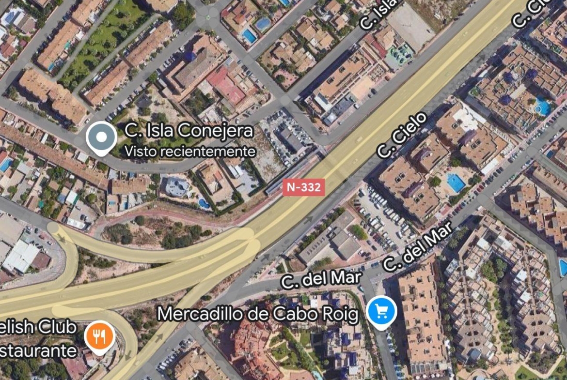 PARCELA 1000 M2 EN ORIHUELA COSTA. A 350 METROS DEL MAR.