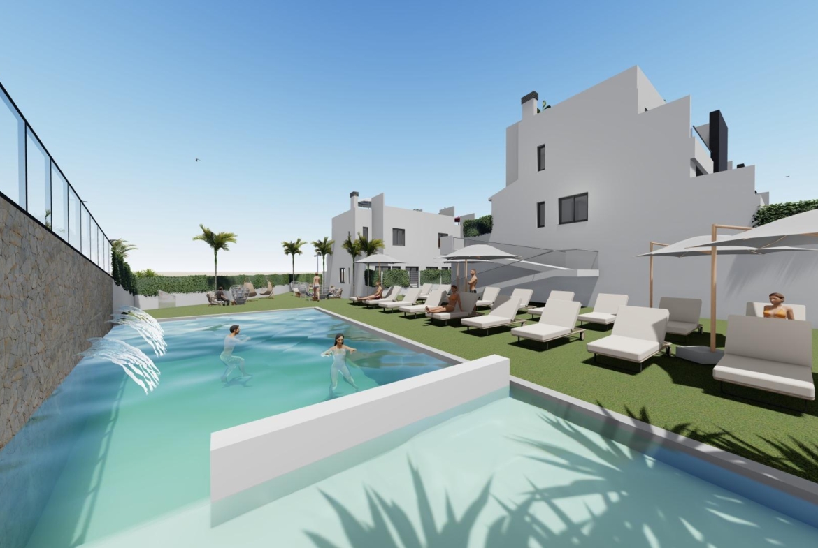 OBRA NUEVA! ADOSADOS EN COX. SOLARIUM 33 M2. TERRAZA 36 M2.GARAJE+TRASTERO. PISCINA