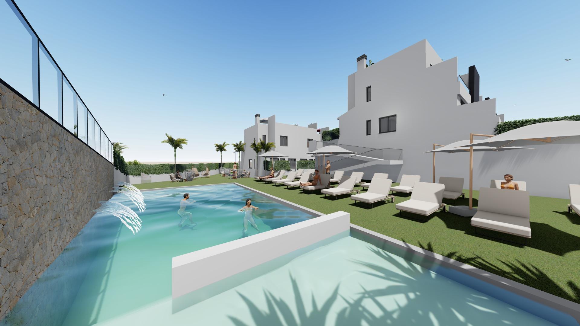 OBRA NUEVA! ADOSADOS EN COX. SOLARIUM 33 M2. TERRAZA 36 M2.GARAJE+TRASTERO. PISCINA