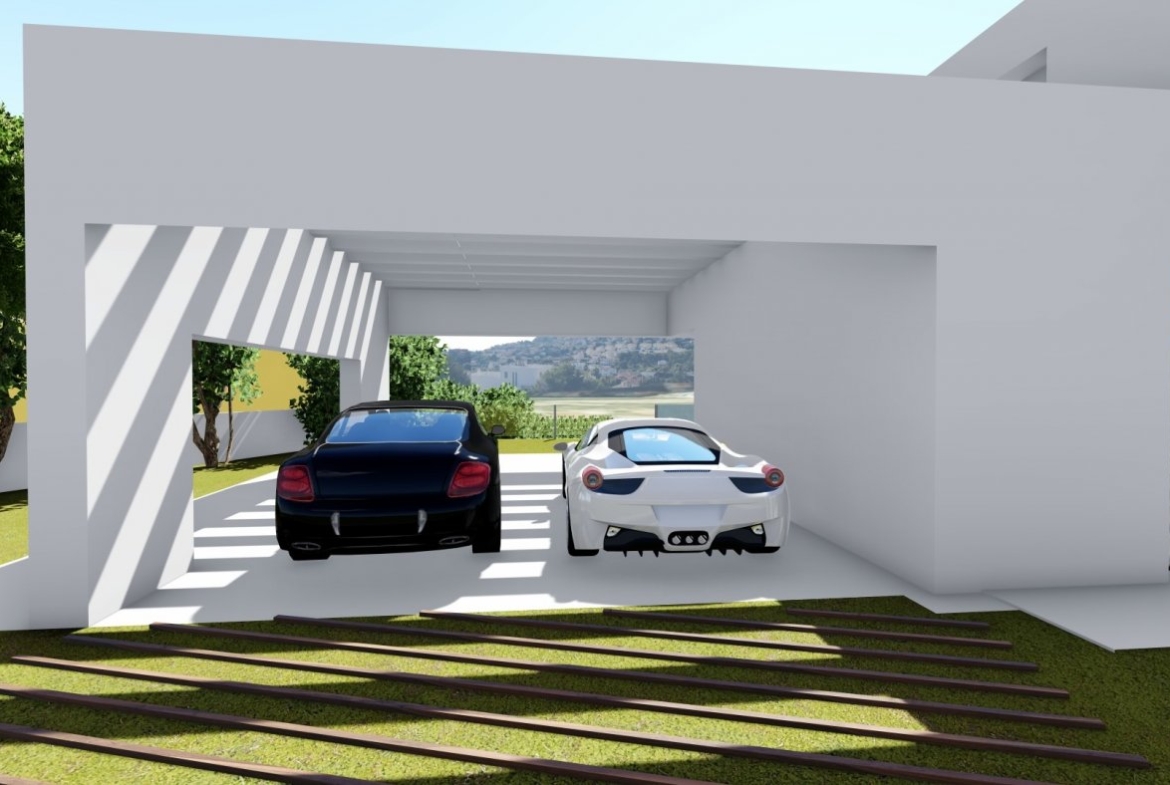 Villa de diseño minimalista en zona Canuta Alta de Calpe