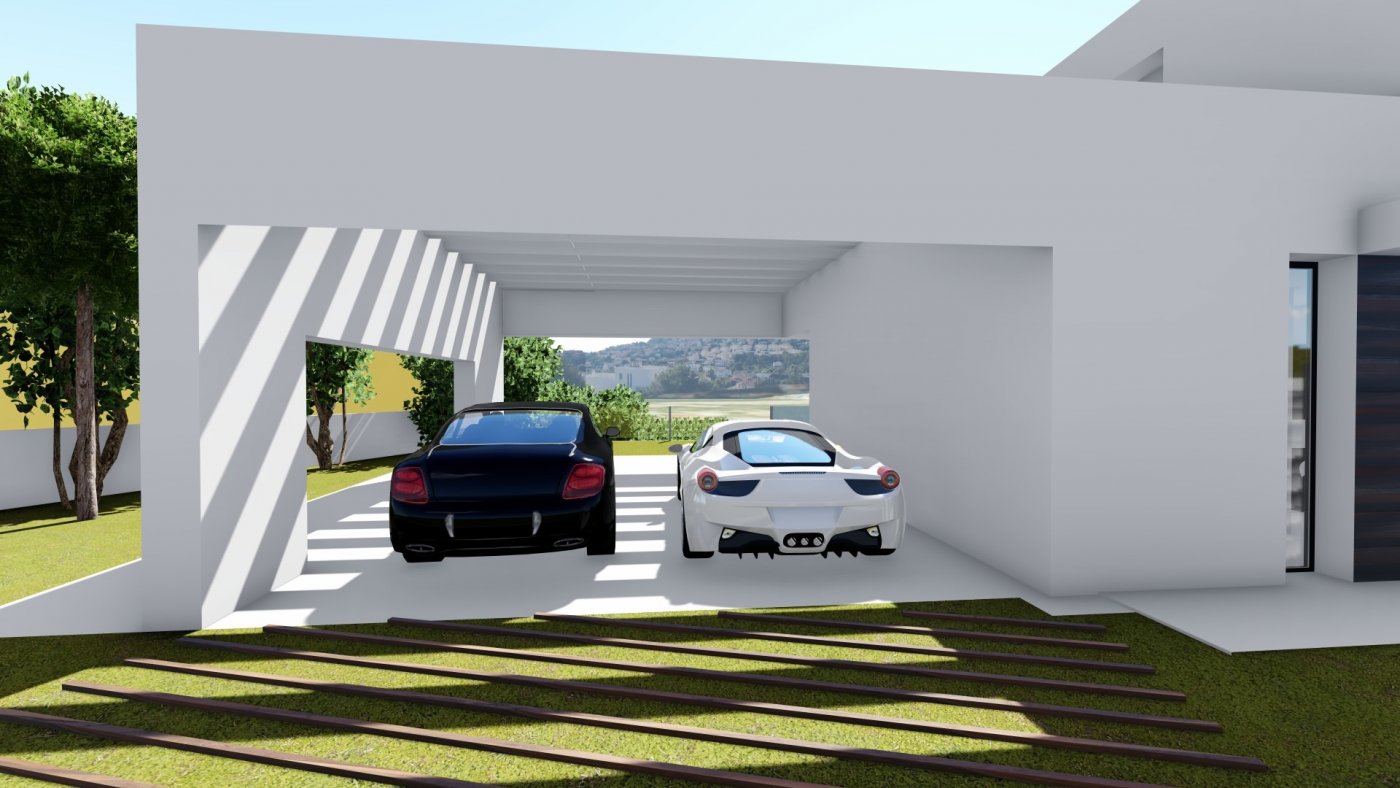 Villa de diseño minimalista en zona Canuta Alta de Calpe