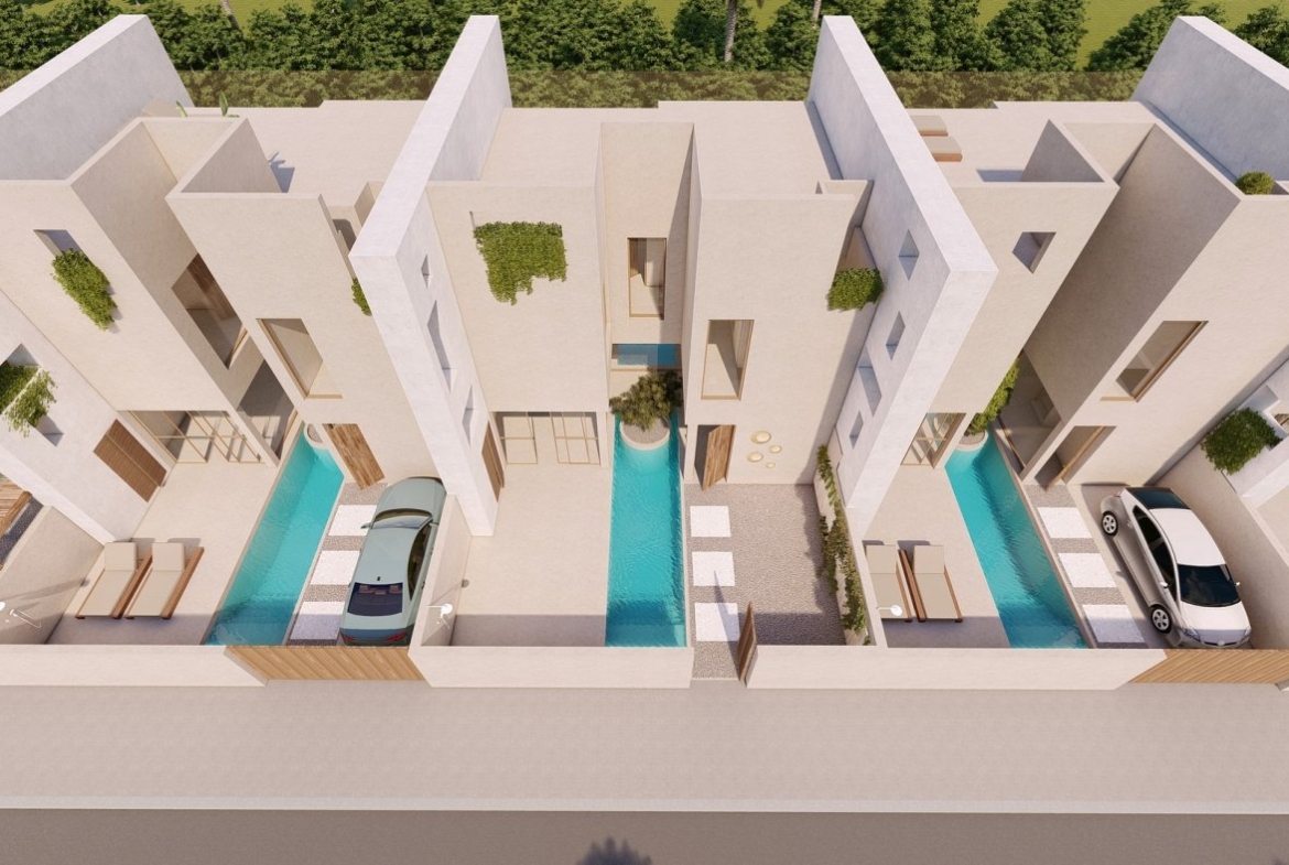 NEW BUILD CORNER TOWNHOUSES IN FORMENTERA DEL SEGURA