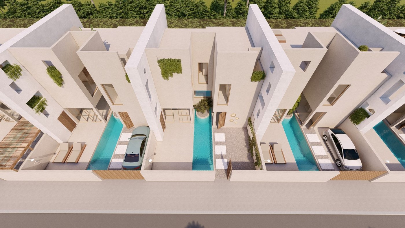 2-10-35 NEW BUILD CORNER TOWNHOUSES IN FORMENTERA DEL SEGURA