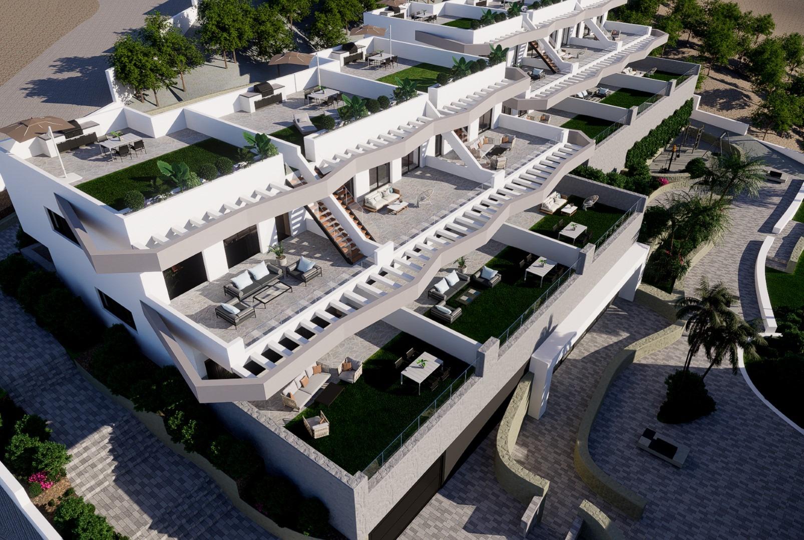 Apartments with large terraces in Balcón de Finestrat