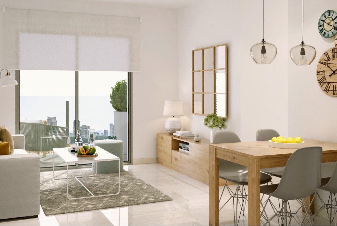 OBRA NUEVA EN TORREVIEJA A 150 METROS DE LA PLAYA. 2 DORMITORIOS. 2 BAÑOS. PISCINA COMUNITARIA.