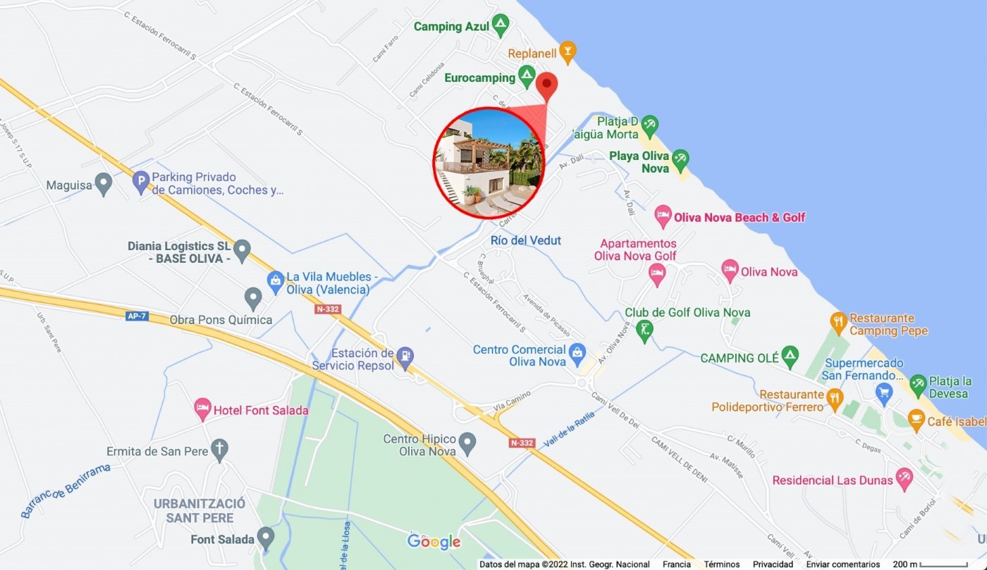 2-11-19 Villa exclusiva en primera línea de la Playa de Rabdells de Oliva