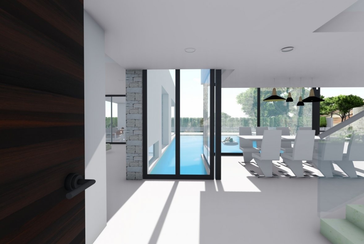 Villa de diseño en Maryvilla con vistas al mar