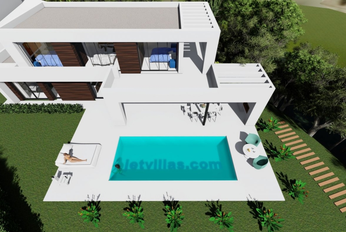 Villa de diseño contemporáneo en zona Canuta Baja de Calpe