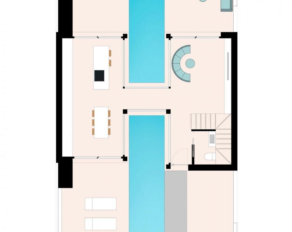 NEW BUILD CORNER TOWNHOUSES IN FORMENTERA DEL SEGURA