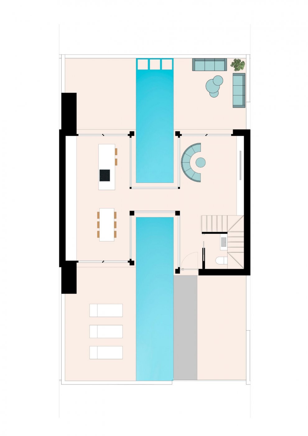 2-11-34 NEW BUILD CORNER TOWNHOUSES IN FORMENTERA DEL SEGURA