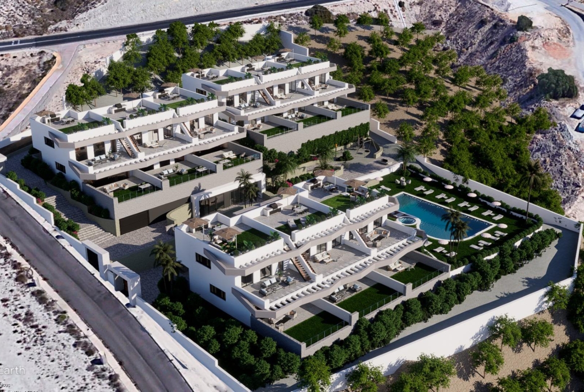 Apartments with large terraces in Balcón de Finestrat