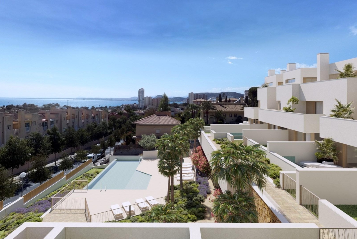 New luxury semi-detached homes with exclusive design with private pool