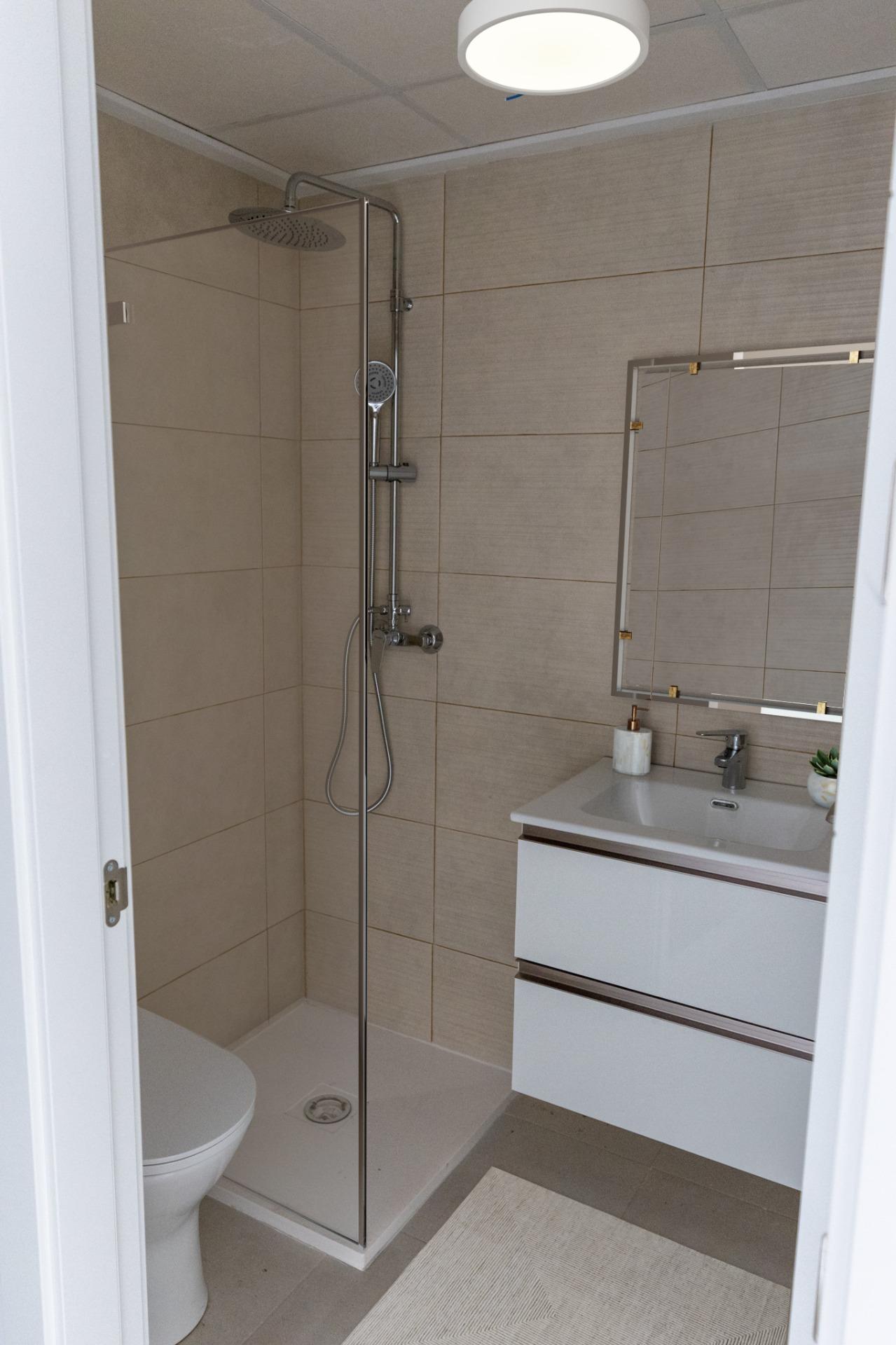 NEW BUILD IN GRAN ALACANT. SEMI-DETACHED HOUSE WITH 2 BEDROOMS. 2 BATHROOMS. 118 M2. BASEMENT OF 31 M2. SOLARIUM 24 M2. PLOT 16 M2 WITH PARKING. MARINO