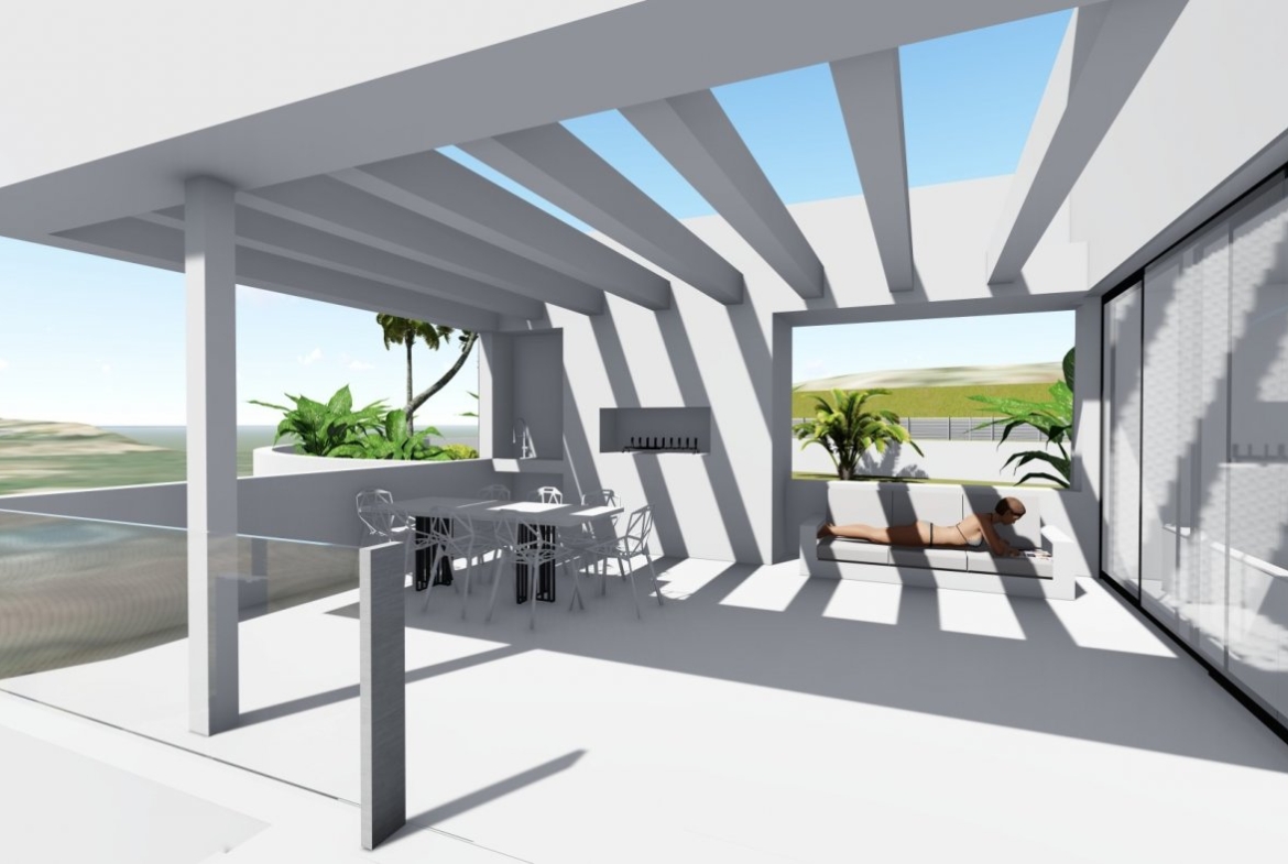 Villa de diseño minimalista en zona Canuta Alta de Calpe