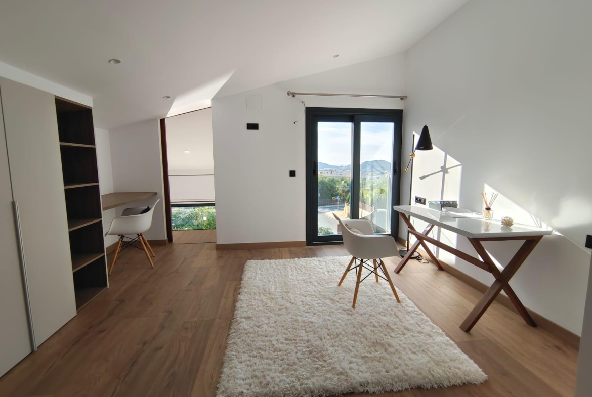 Design villa met uitzicht op zee