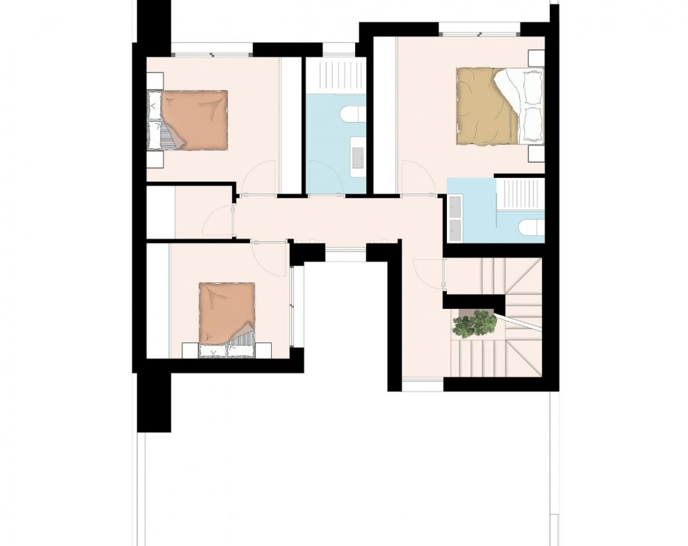 NEW BUILD CORNER TOWNHOUSES IN FORMENTERA DEL SEGURA