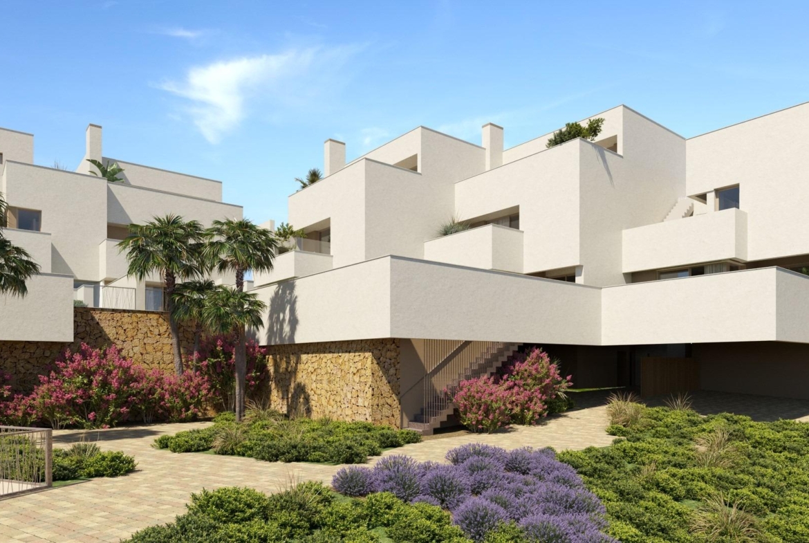 New luxury semi-detached homes with exclusive design with private pool