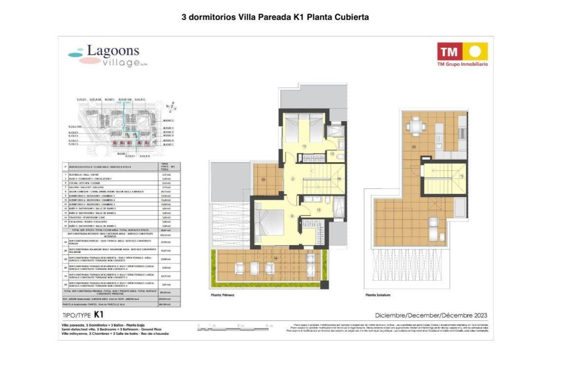 Apartments, bungalows, semi-detached and detached villas with wonderful communal areas in Torrevieja
