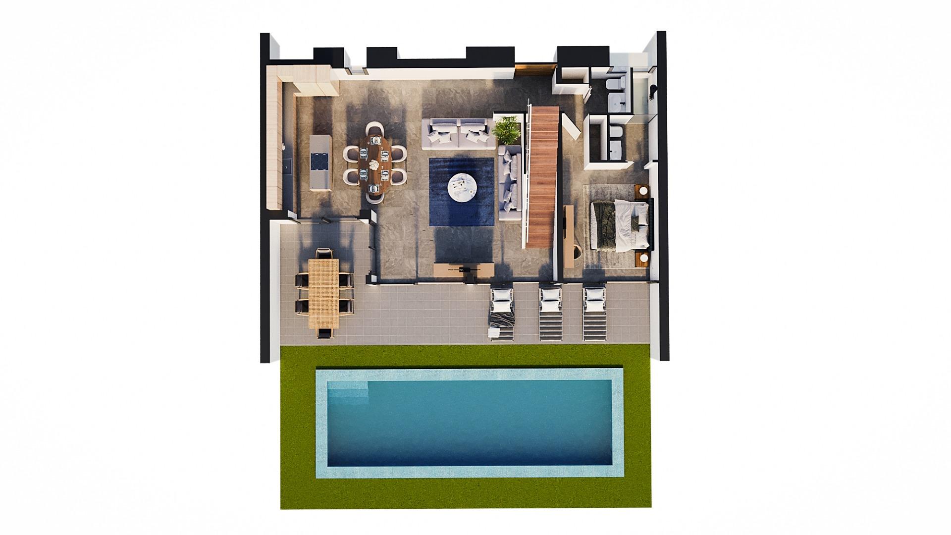 2-13-108 Detached villas with private pool in La Merced