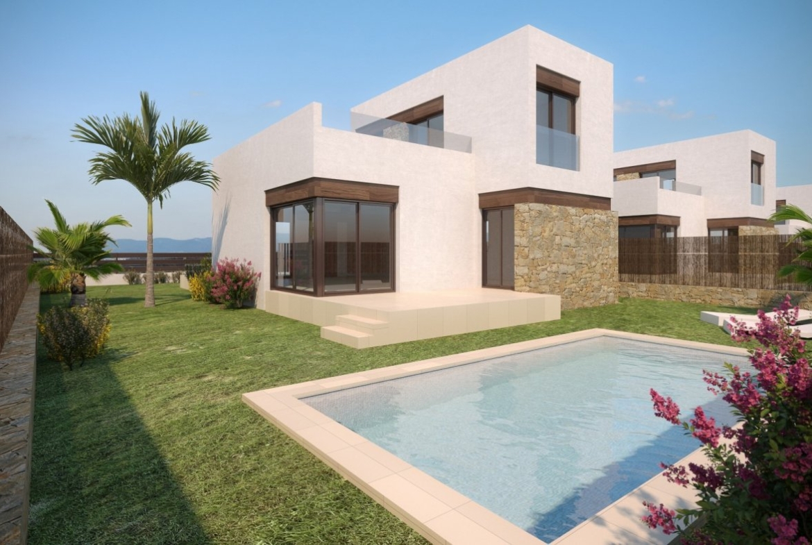 Villas con piscina privada en Balcón de Finestrat, Benidorm