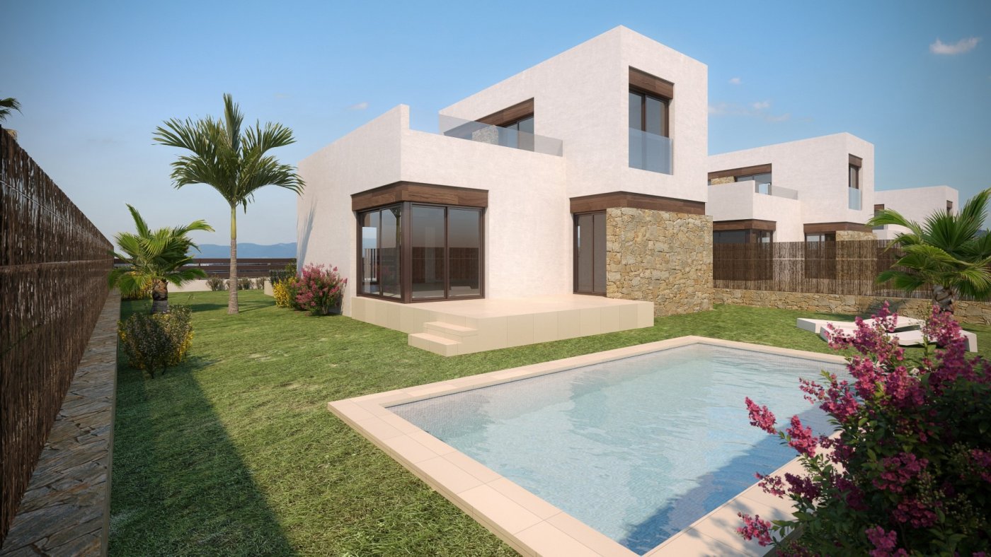 2-13-21 Villas con piscina privada en Balcón de Finestrat, Benidorm