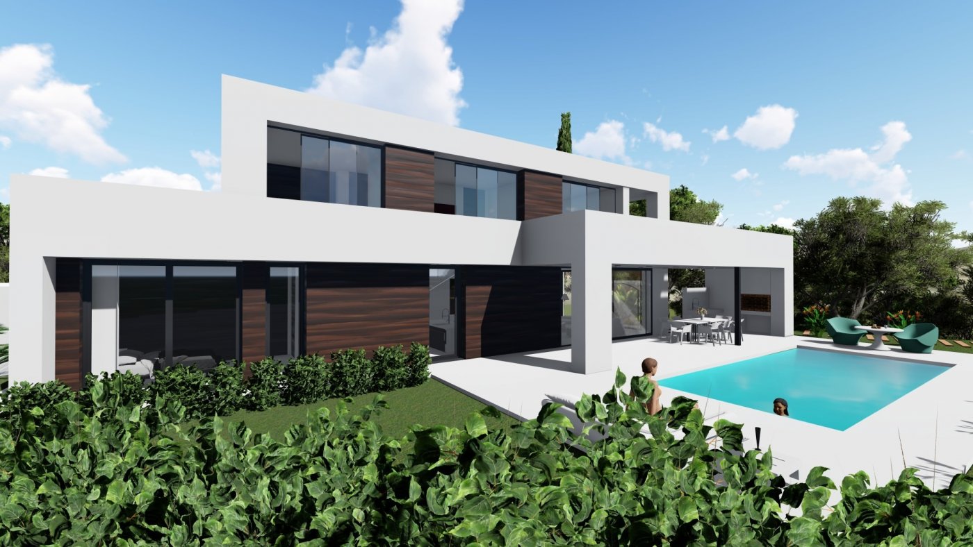Villa de diseño contemporáneo en zona Canuta Baja de Calpe