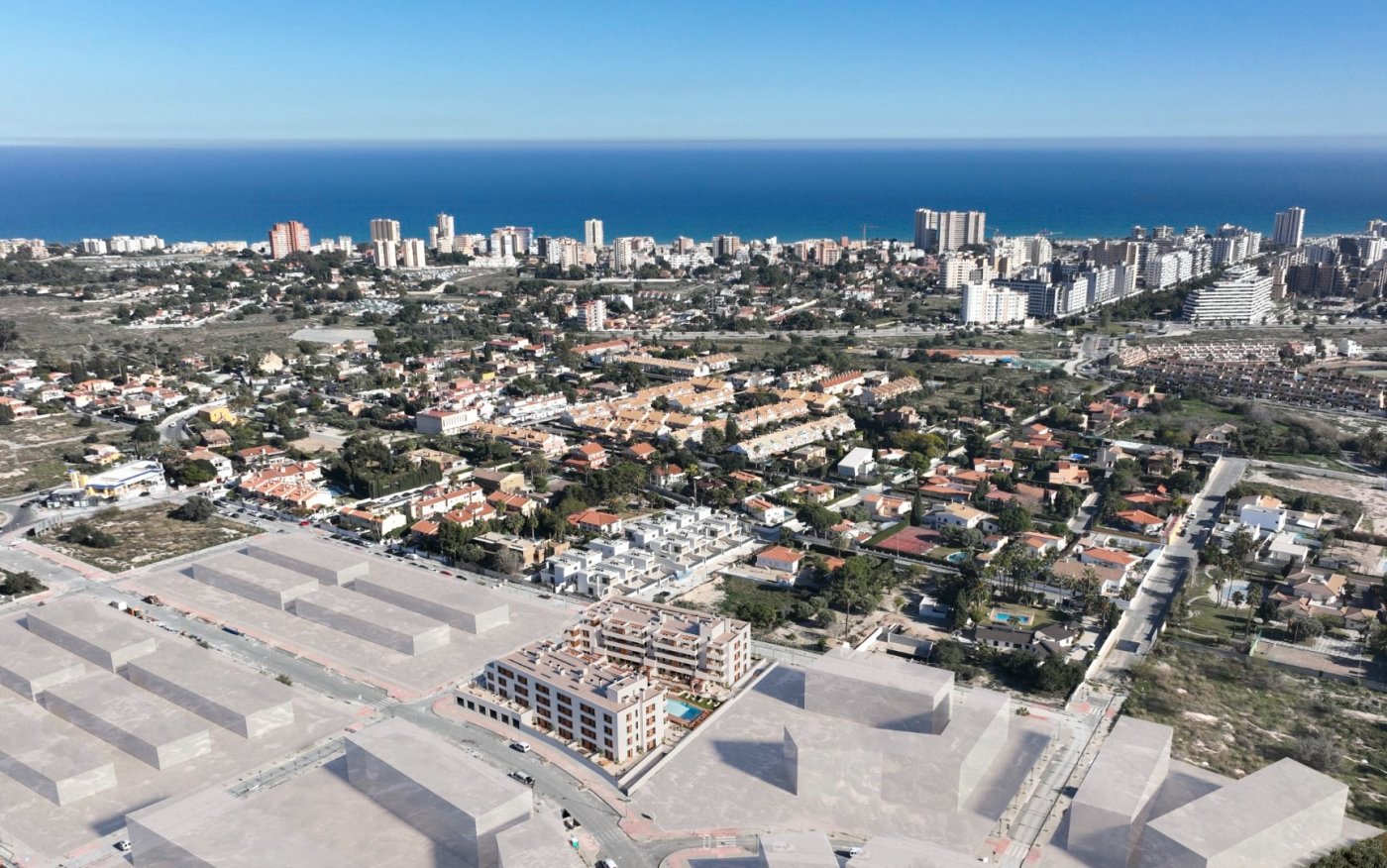 Viviendas de nueva construcción y sostenibles junto al mar