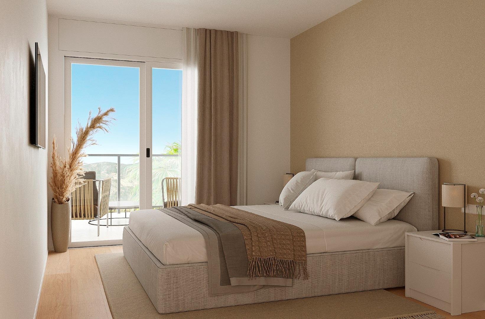 Nieuwe appartementen en herenhuizen met uitzicht op zee
