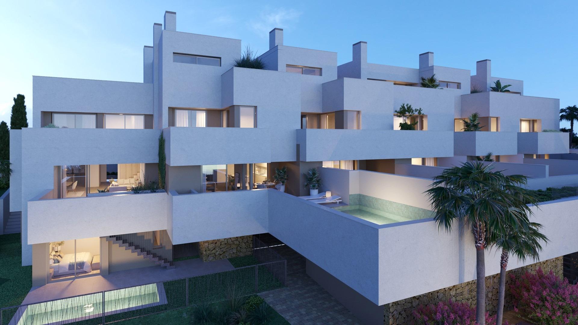 2-13-58 New luxury semi-detached homes with exclusive design with private pool