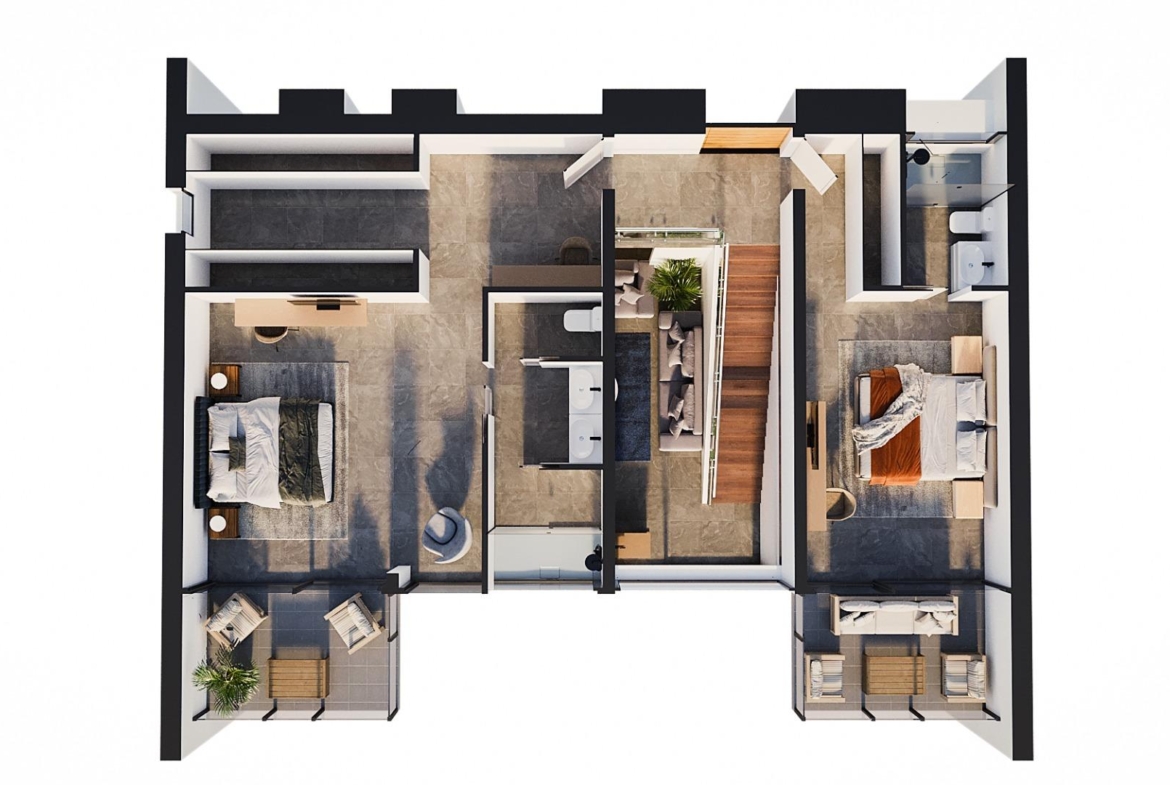 Detached villas with private pool in La Merced