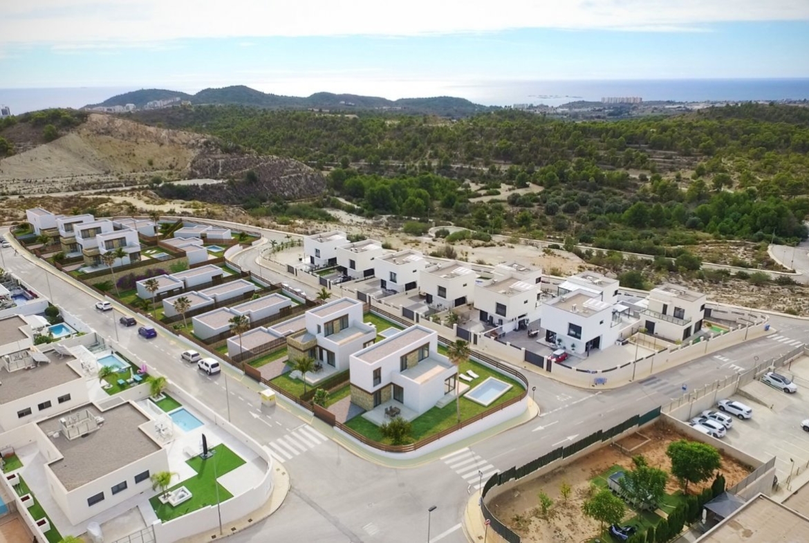 Villas con piscina privada en Balcón de Finestrat, Benidorm