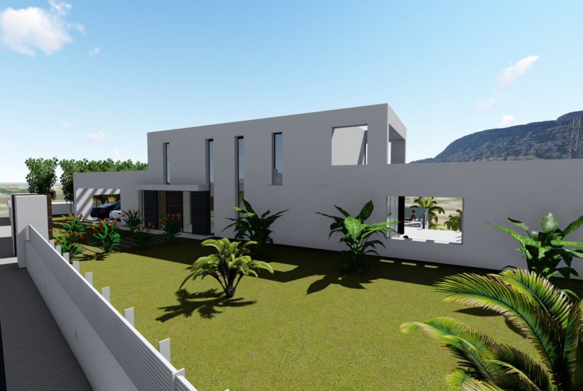 Villa de diseño minimalista en zona Canuta Alta de Calpe