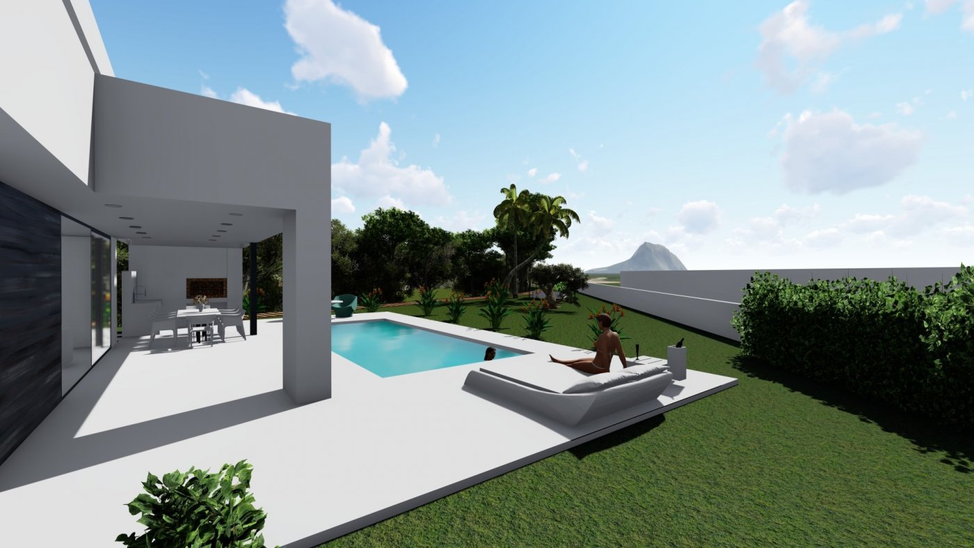 Villa de diseño contemporáneo en zona Canuta Baja de Calpe
