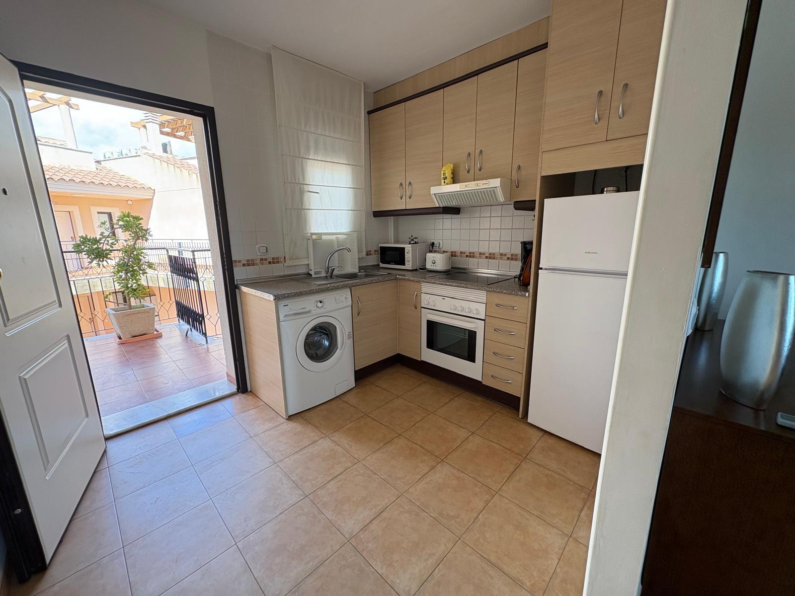 2-14-281 Your New Penthouse in Águilas Awaits You! 🏖️🌅 2 beds 1 bath pool and garage with sea and mountain