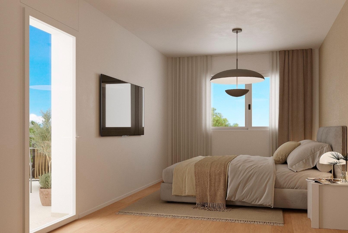 Nieuwe appartementen en herenhuizen met uitzicht op zee